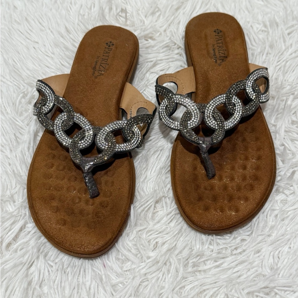 Patrizia by Spring Step Sandals Women’s 39 US Size 8.5 Flip Flop Thong